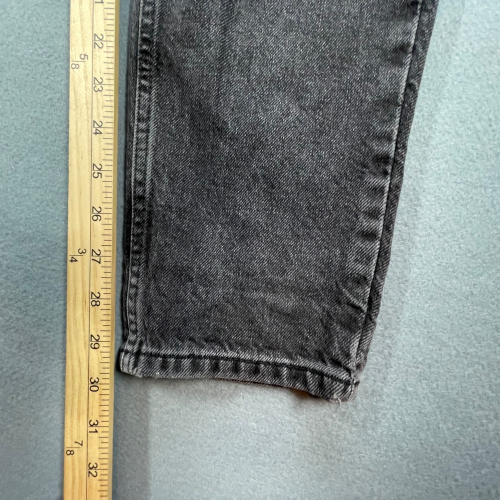 BDG Washed Black Mom Jeans Women W27 L32 High Rise Tapered Leg Cotton Denim - Picture 12 of 12